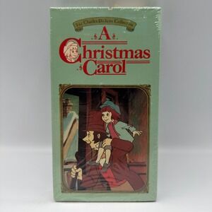 A Christmas Carol VHS 1982 Vestron Video Animated Charles Dickens Collection New